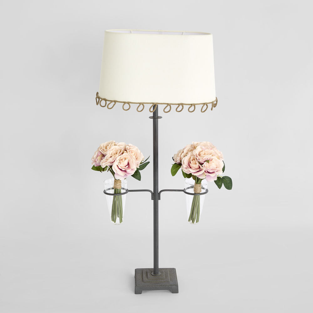 Perfect Pieces LYON Linen & Loop Table Lamp-PERFECT PIECES-Ozlighting.com.au