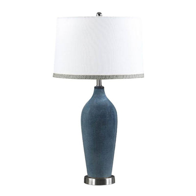 RHA SANTORINI - Ceramic Blue Table Lamp-RHA-Ozlighting.com.au
