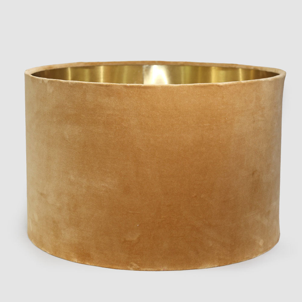 Ruby Star BLOOM 40cm Drum Shade Beige-RUBY STAR-Ozlighting.com.au