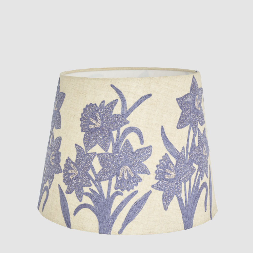 Ruby Star NARCISSUS Linen Tapered Shade Lavender-RUBY STAR-Ozlighting.com.au