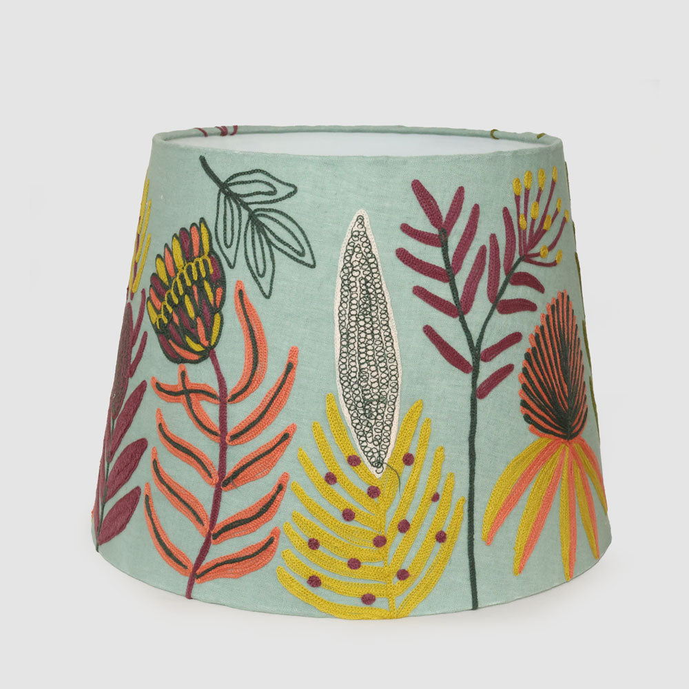 Ruby Star NATIVE MEADOW Tapered Shade Pale Green-RUBY STAR-Ozlighting.com.au