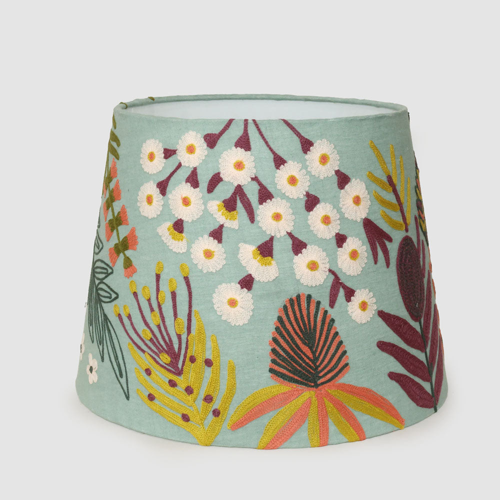 Ruby Star NATIVE MEADOW Tapered Shade Pale Green-RUBY STAR-Ozlighting.com.au