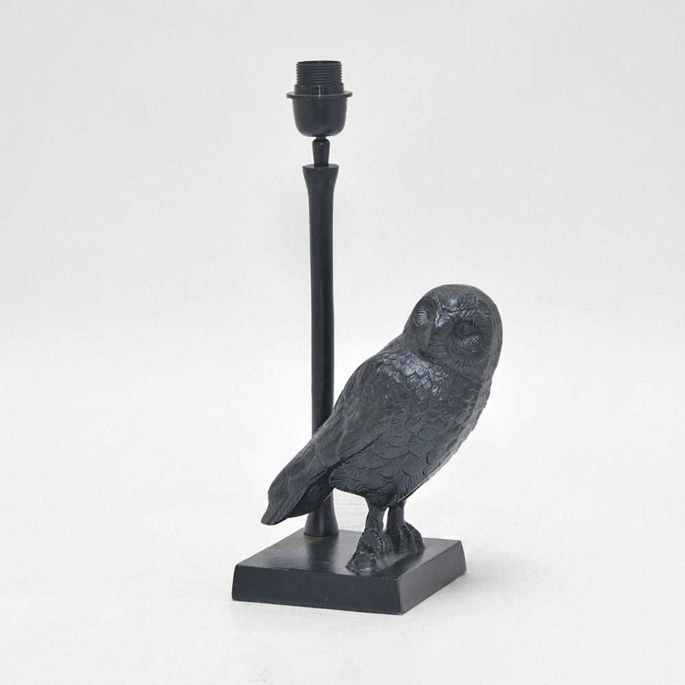 Ruby Star OWL Table Lamp Base Only Matte Black-RUBY STAR-Ozlighting.com.au