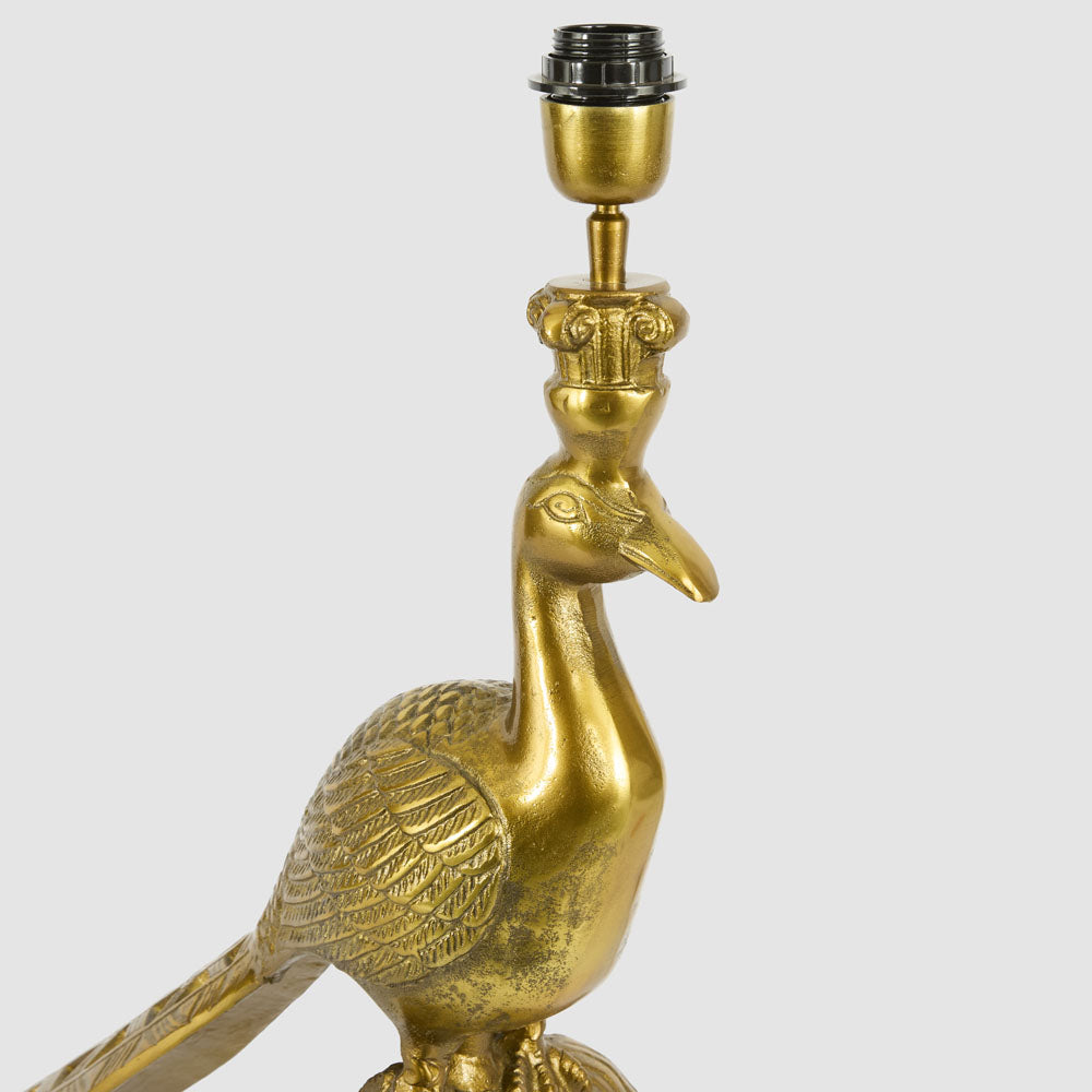 Ruby Star PEACOCK Table Lamp Base Only Gold-RUBY STAR-Ozlighting.com.au