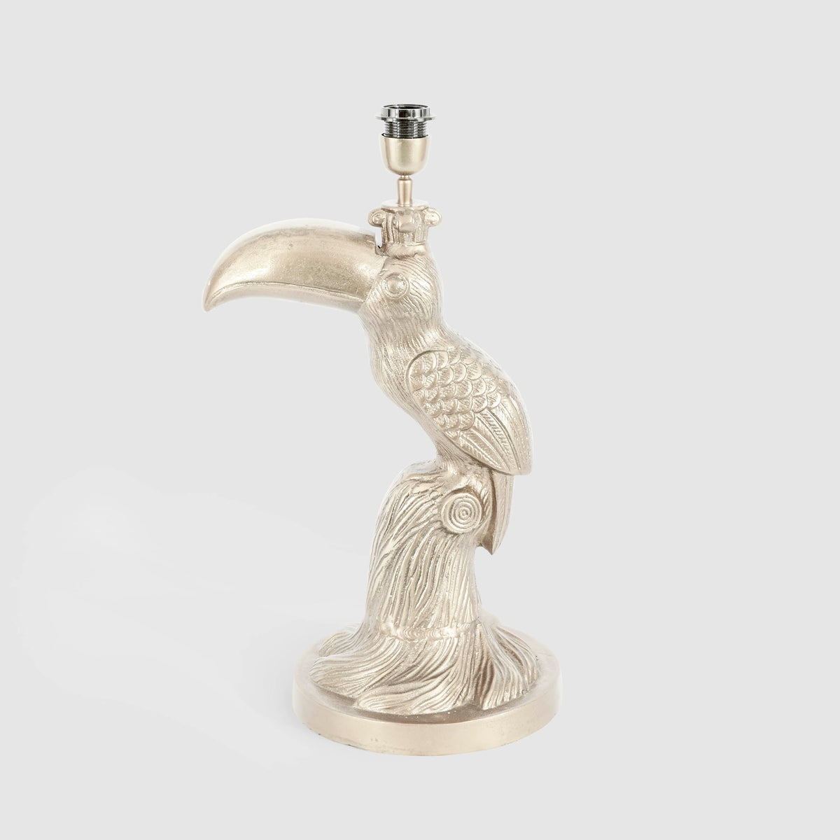Ruby Star TOUCAN Table Lamp Base Only Pewter-RUBY STAR-Ozlighting.com.au