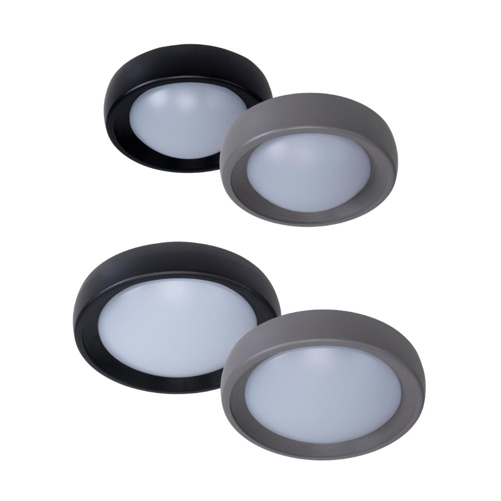 SCI COASTAL LED Bunker Ceiling Light - 8W/13W, 3000K, IP65, 190mm, 245mm-SCI-Ozlighting.com.au