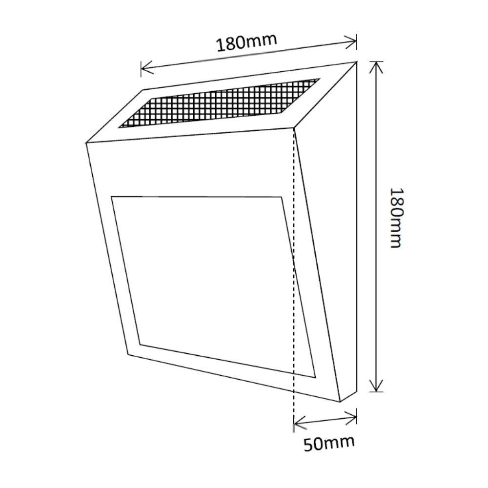Solar Lighting Direct SLDIHN1 - Solar Powered IP44 LED Exterior Illuminated House Number Wall Light-Solar Lighting Direct-Ozlighting.com.au