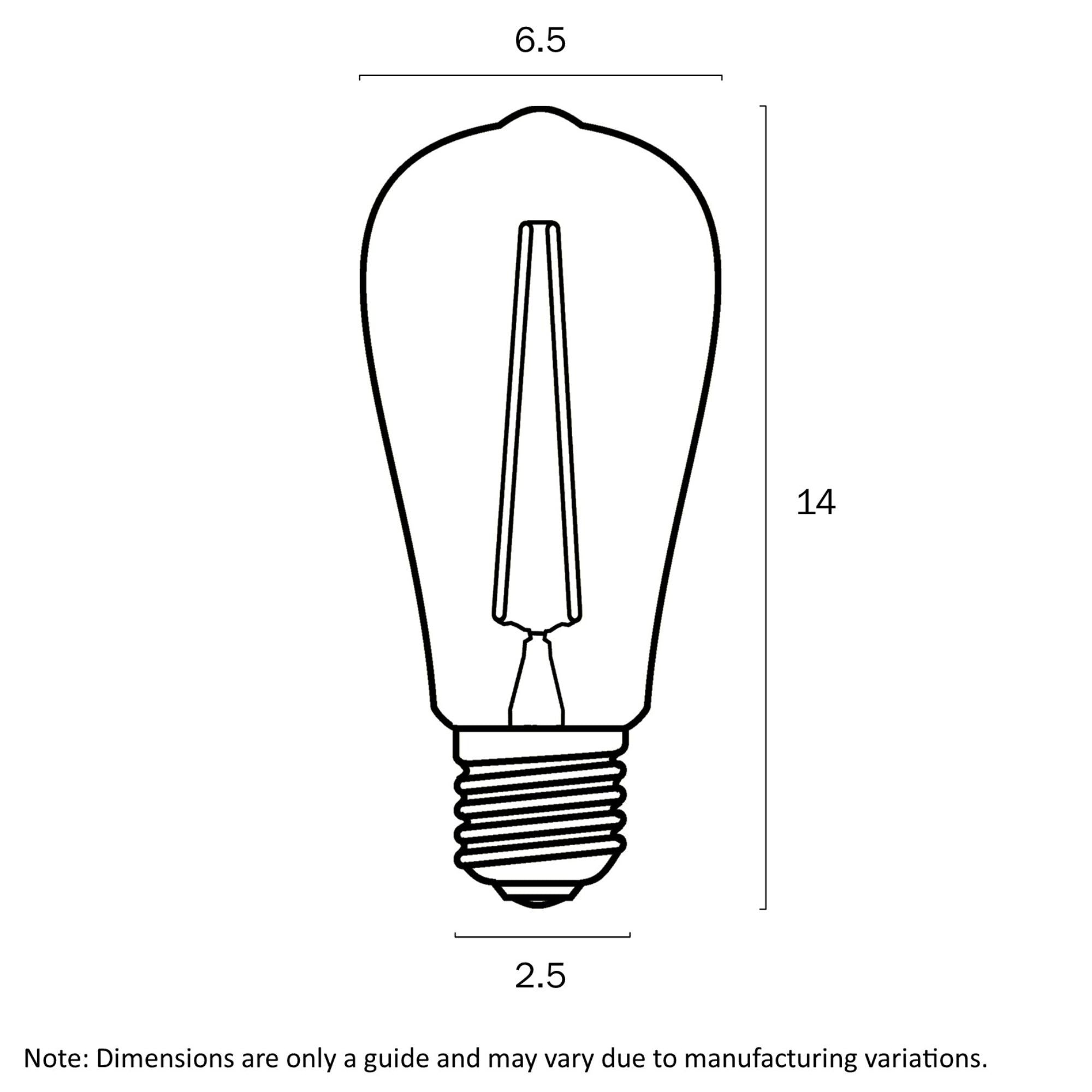 Telbix - 2W LED Pilot Globe - E27-Telbix-Ozlighting.com.au