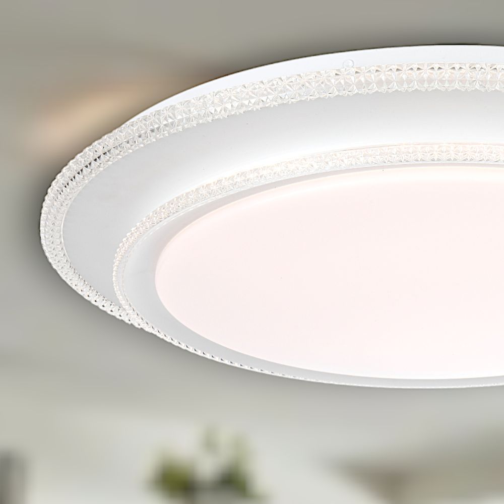 Telbix ALTEZ 50 Oyster LED Ceiling Light - 48W-Telbix-Ozlighting.com.au