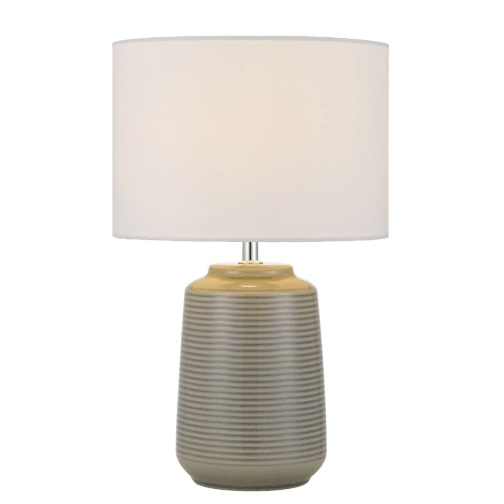 Telbix ANNI Table Lamp - Ribbed Ceramic-Telbix-Ozlighting.com.au