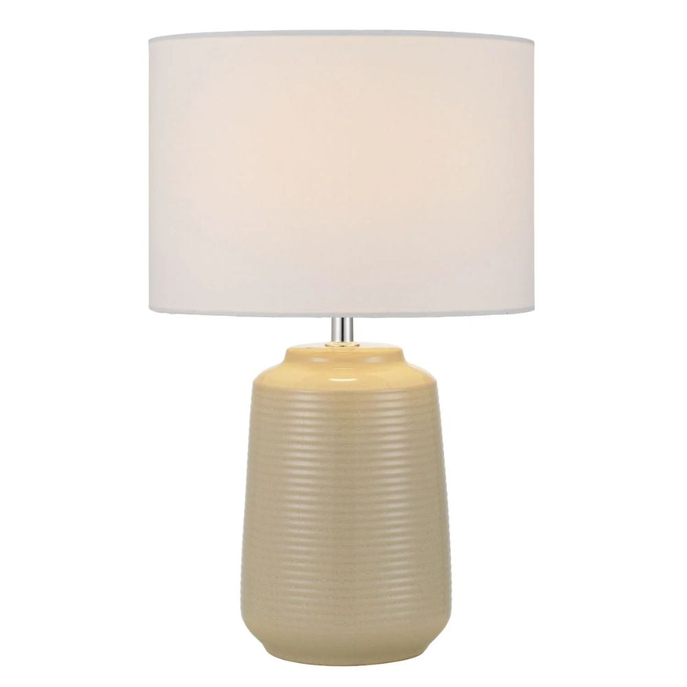 Telbix ANNI Table Lamp - Ribbed Ceramic-Telbix-Ozlighting.com.au