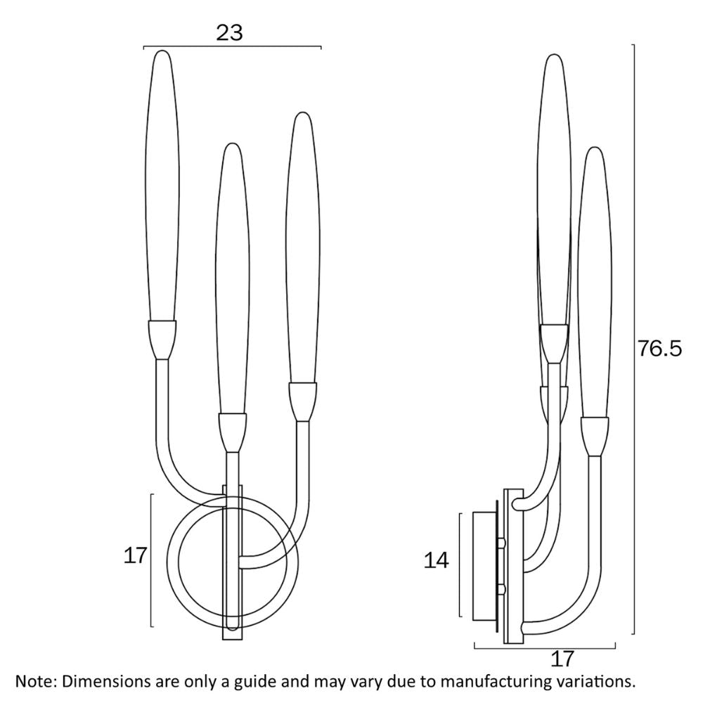 Telbix ARCHER Wall Light - 3x3W-Telbix-Ozlighting.com.au