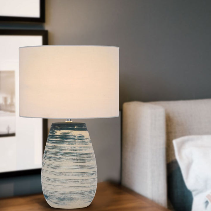 Telbix BATIK - Ceramic Table Lamp-Telbix-Ozlighting.com.au