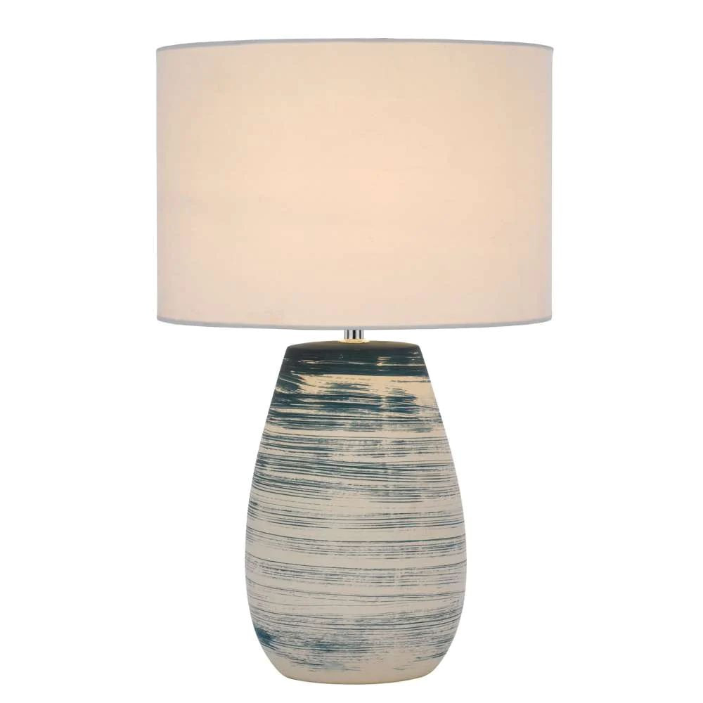 Telbix BATIK - Ceramic Table Lamp-Telbix-Ozlighting.com.au