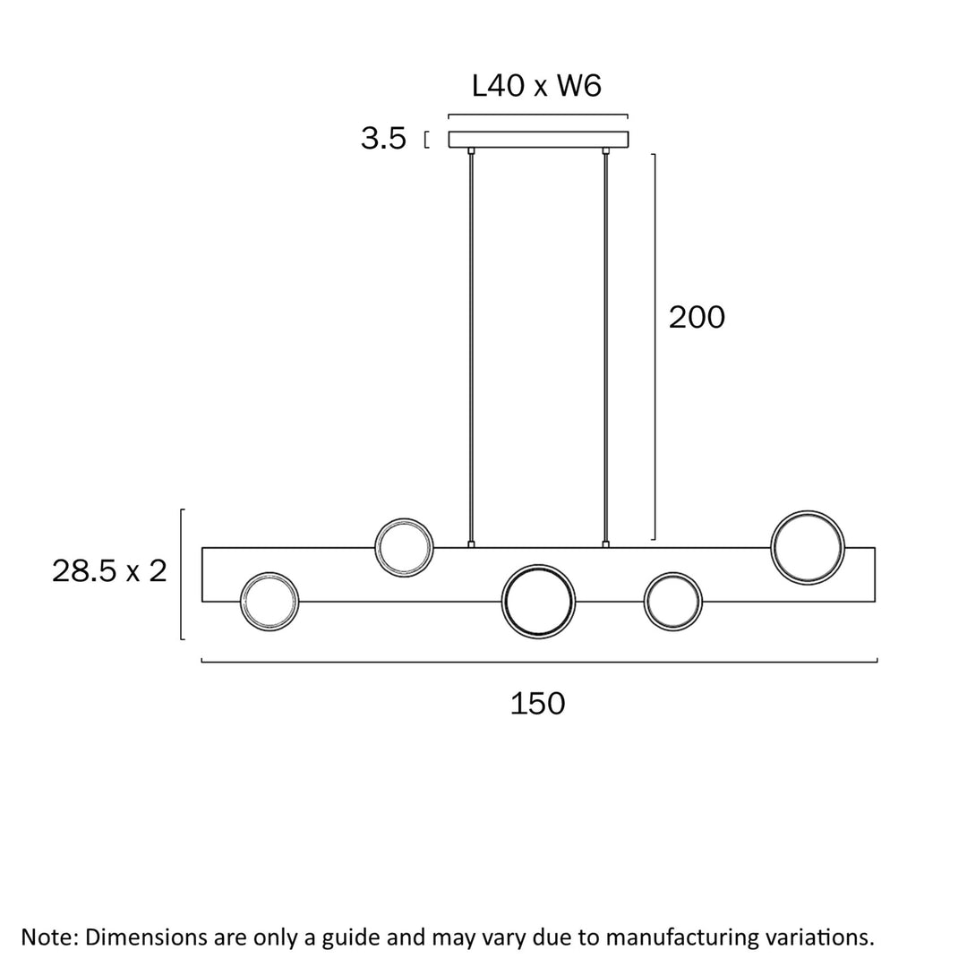 Telbix BERGEN - 1 Light Pendant-Telbix-Ozlighting.com.au