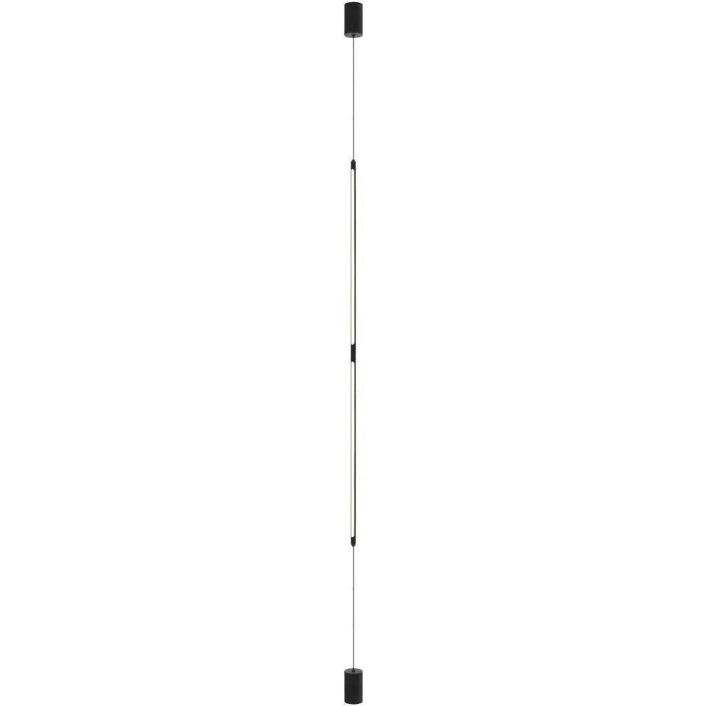 Telbix BRAVA LED Floor Lamp - with Ceiling Attachment, Black-Telbix-Ozlighting.com.au
