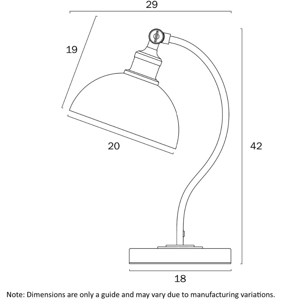 Telbix BREVIK Table Lamp - 25W-Telbix-Ozlighting.com.au