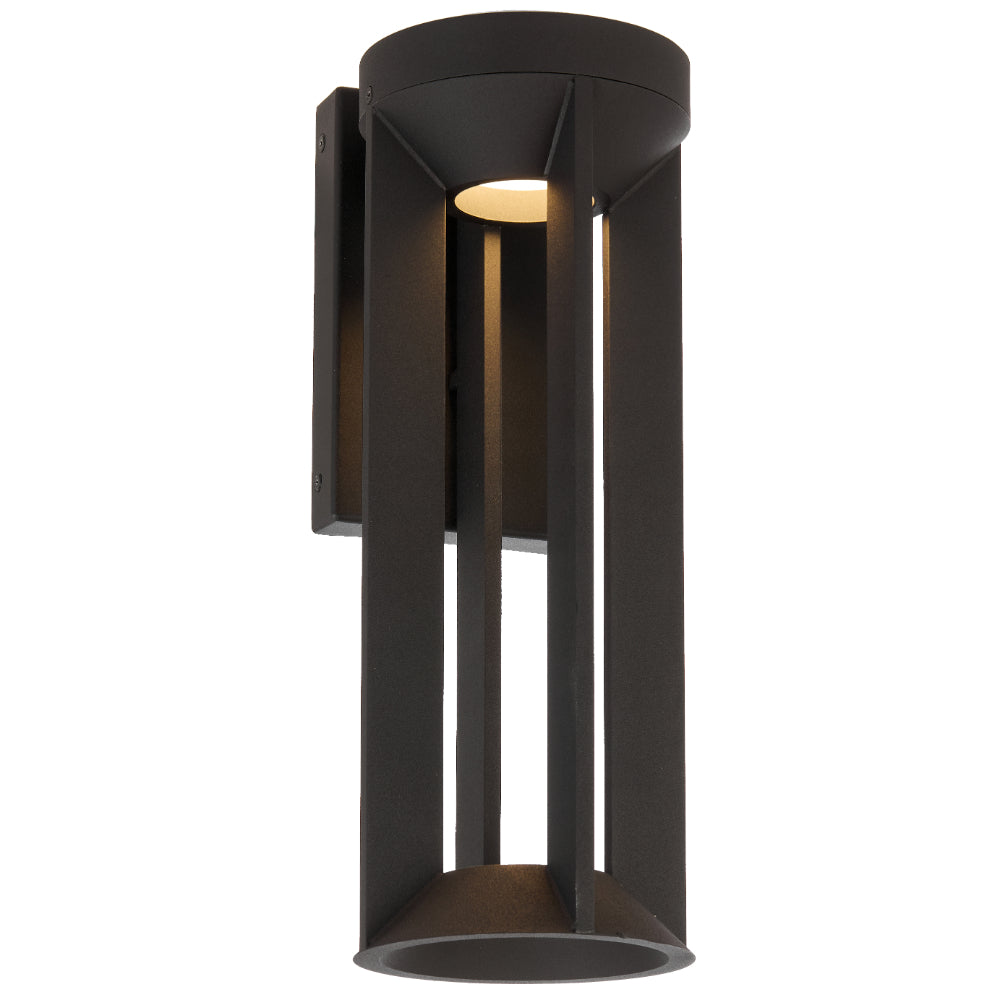 Telbix BRIXON Outdoor LED Wall Light - 40cm, Black-Telbix-Ozlighting.com.au