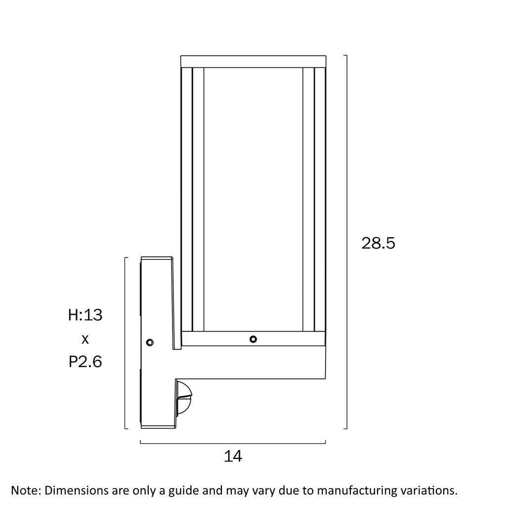 Telbix Belmin Outdoor Wall Light - Sensor-Telbix-Ozlighting.com.au