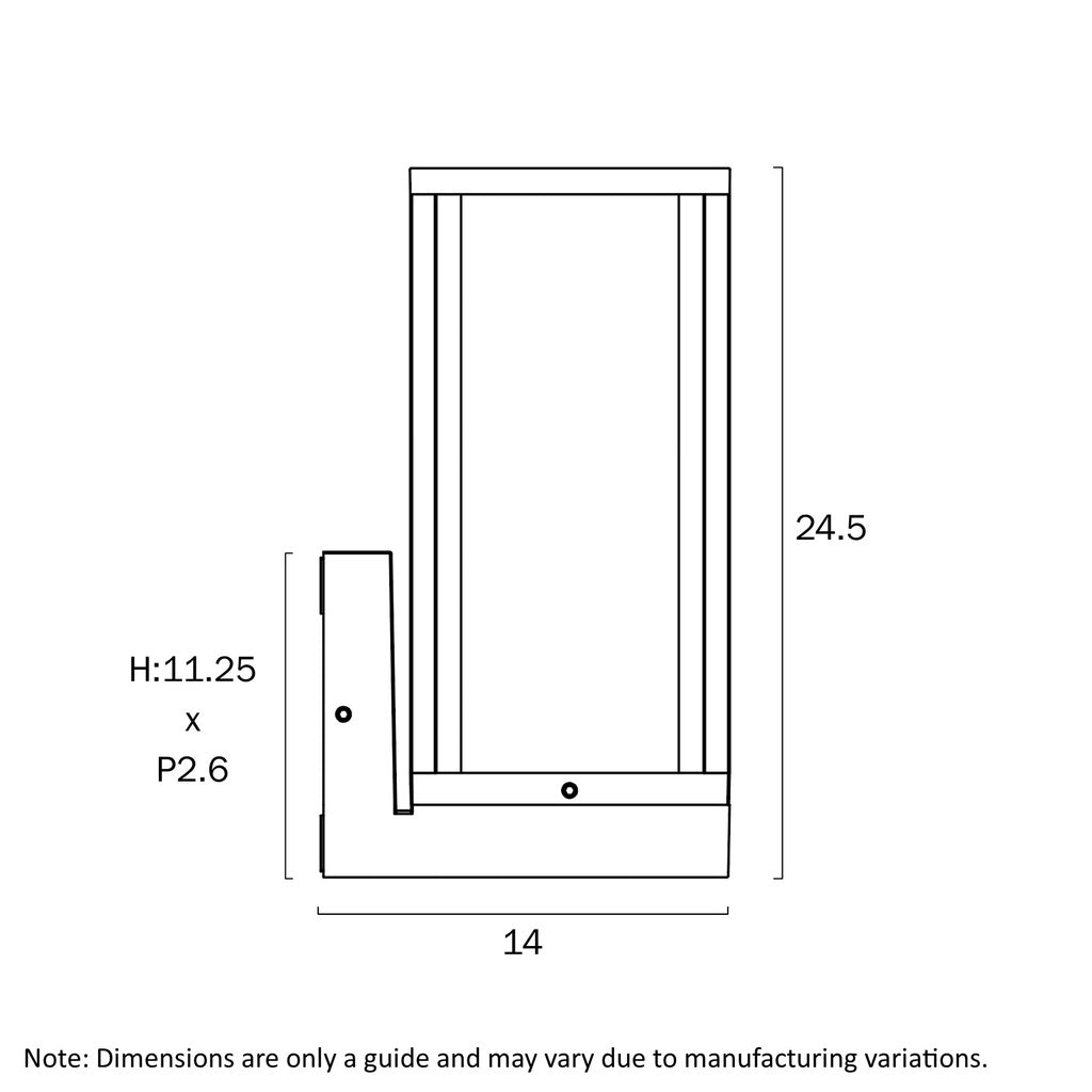 Telbix Belmin Outdoor Wall Light-Telbix-Ozlighting.com.au