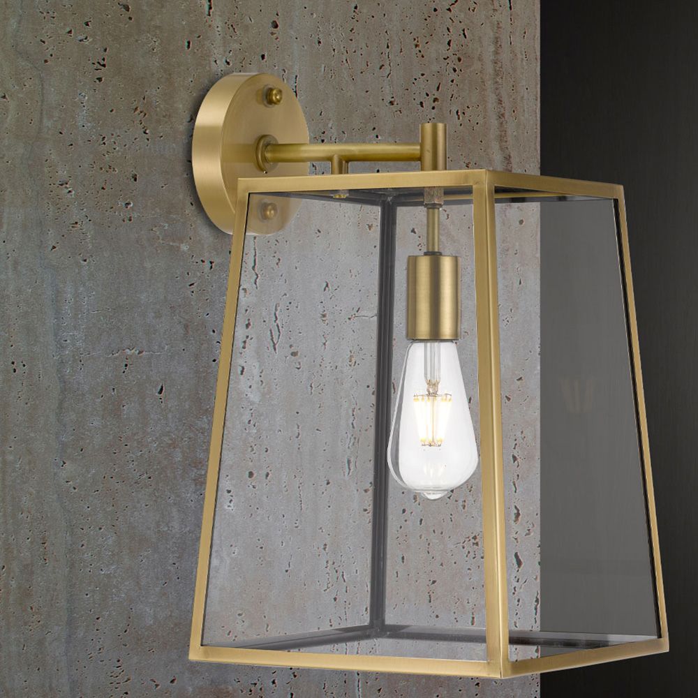 Telbix CANTENA Outdoor Wall Light - Solid Brass, IP43-Telbix-Ozlighting.com.au