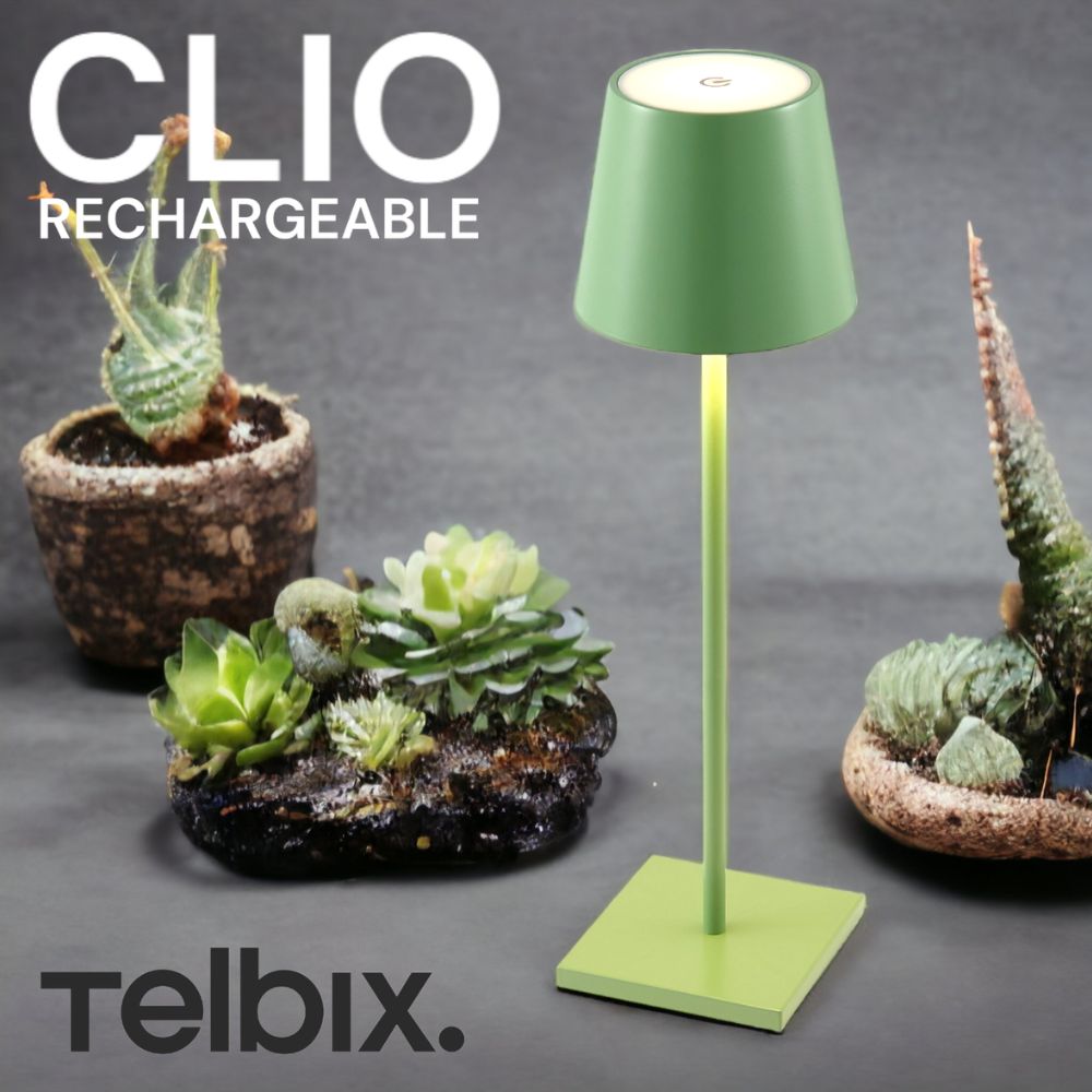 Telbix CLIO Table Lamp - 3W, Rechargeable-Telbix-Ozlighting.com.au