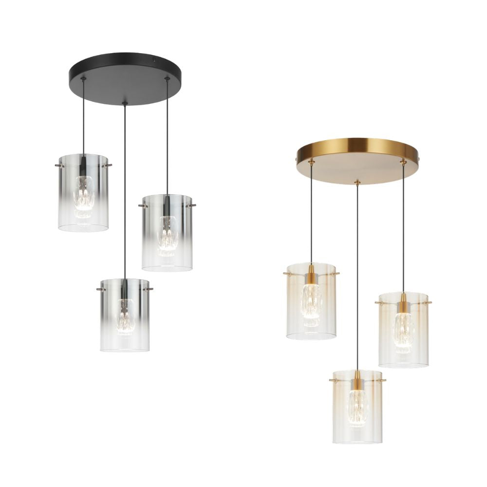 Telbix CREVIL - 3 Light Pendant-Telbix-Ozlighting.com.au