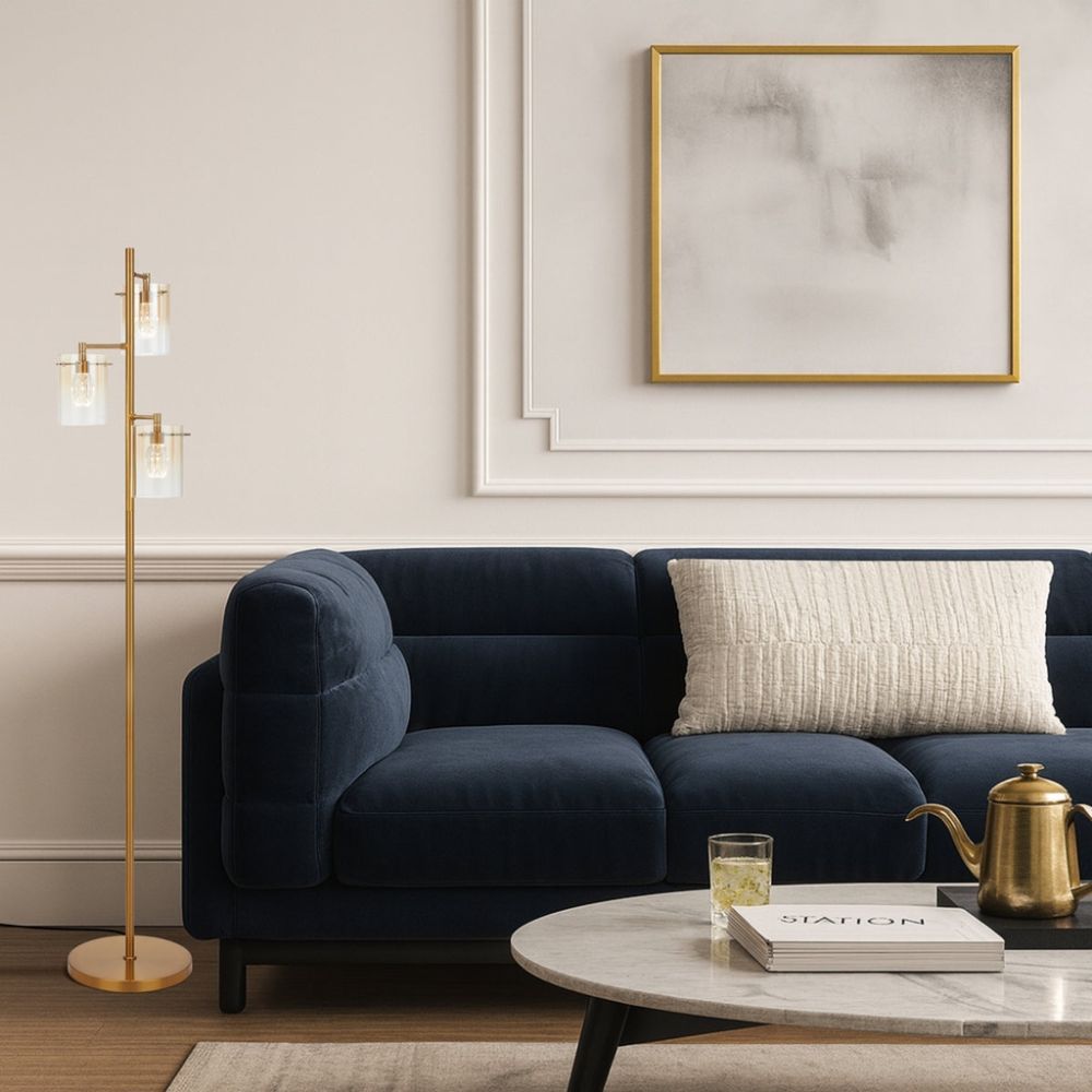 Telbix CREVIL - 3x10W Floor Lamp-Telbix-Ozlighting.com.au