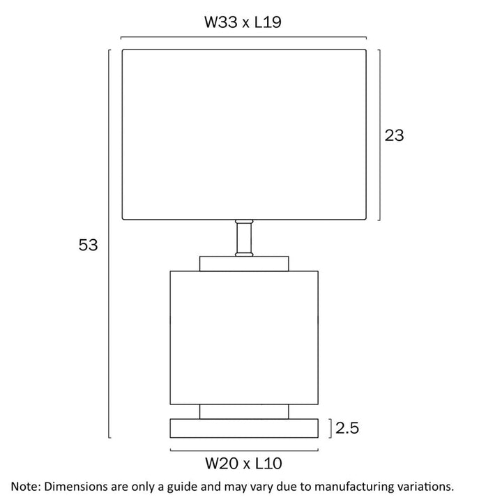 Telbix DANA - 25W Table Lamp-Telbix-Ozlighting.com.au