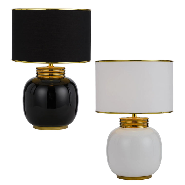 Telbix DAVILA - 25W Ceramic Table Lamp-Telbix-Ozlighting.com.au