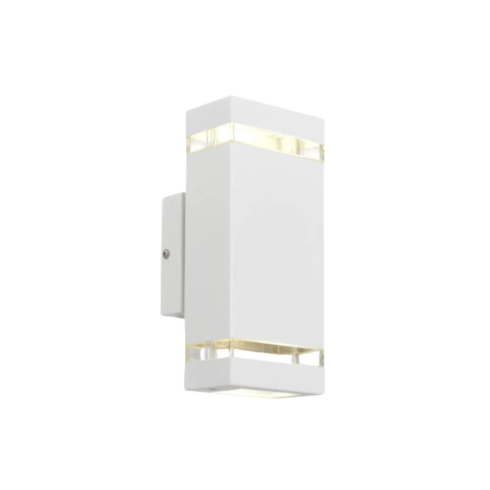 Telbix DIXON 2 Outdoor LED Wall Light - 2x6W GU10 Up/Down, IP44, 4000K-Telbix-Ozlighting.com.au