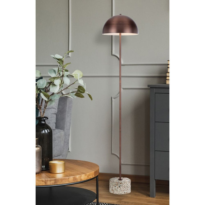 Telbix DOMEZ - Iron & Marble Floor Lamp-Telbix-Ozlighting.com.au