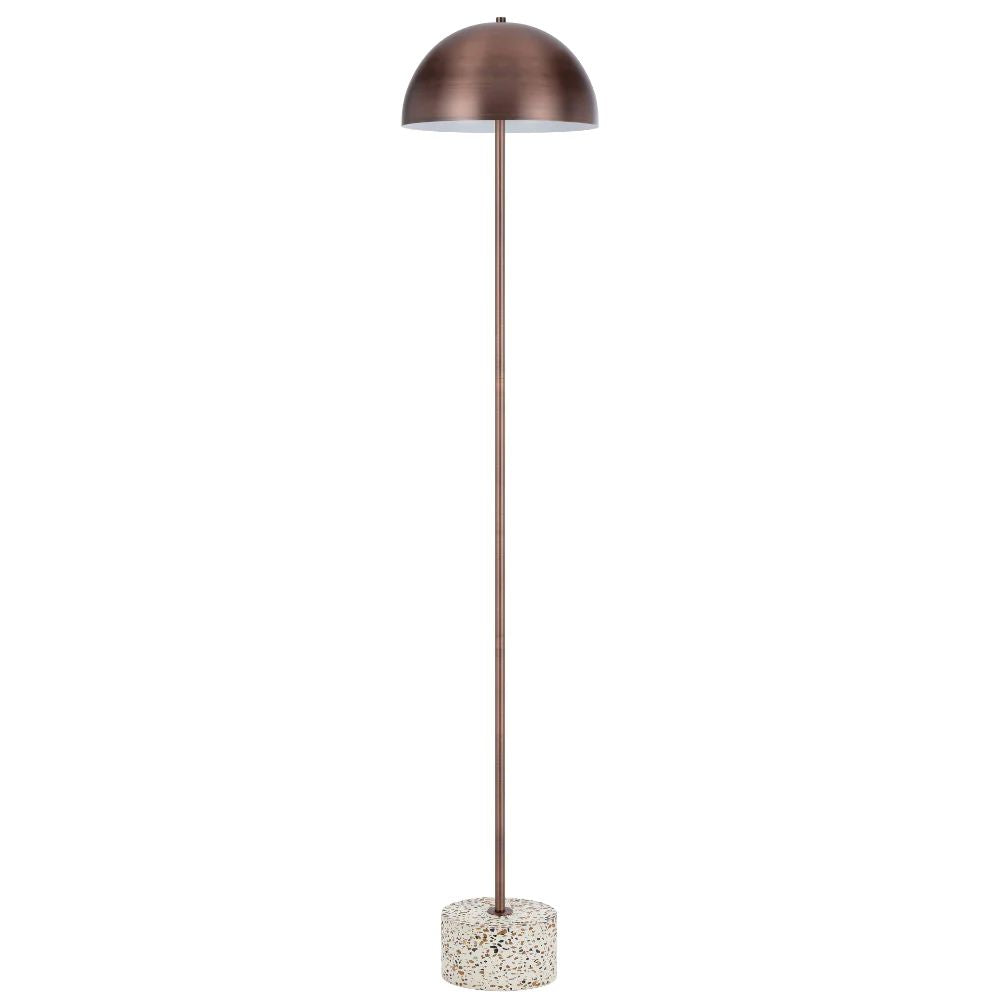Telbix DOMEZ - Iron & Marble Floor Lamp-Telbix-Ozlighting.com.au