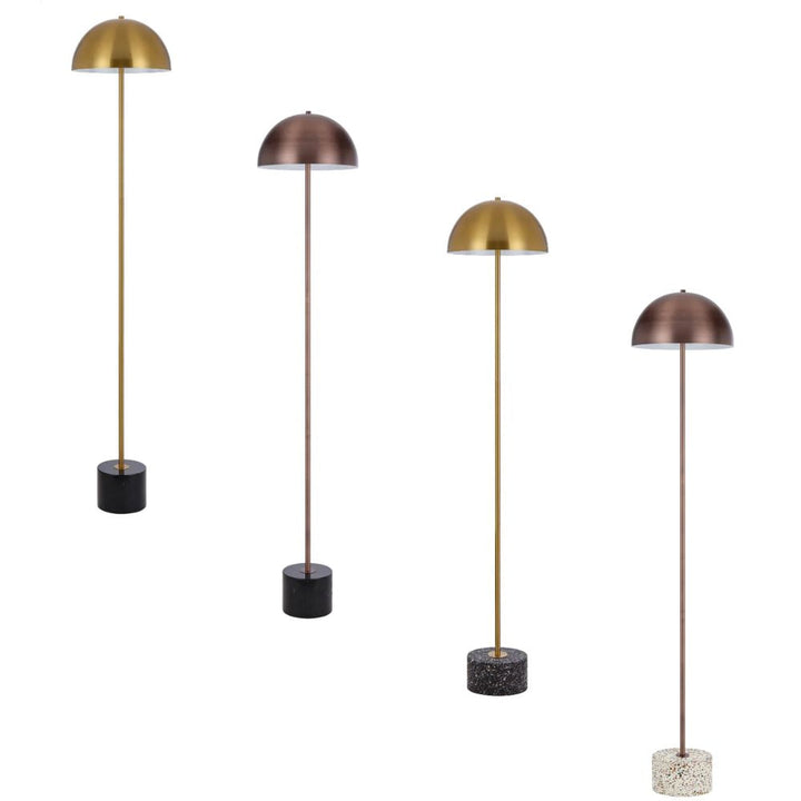 Telbix DOMEZ - Iron & Marble Floor Lamp-Telbix-Ozlighting.com.au