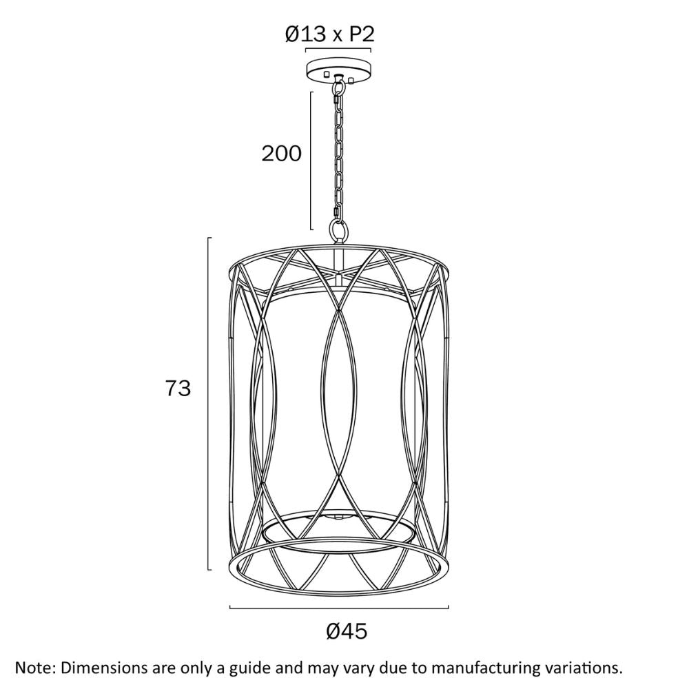 Telbix DOVER Pendant - 4 Light-Telbix-Ozlighting.com.au