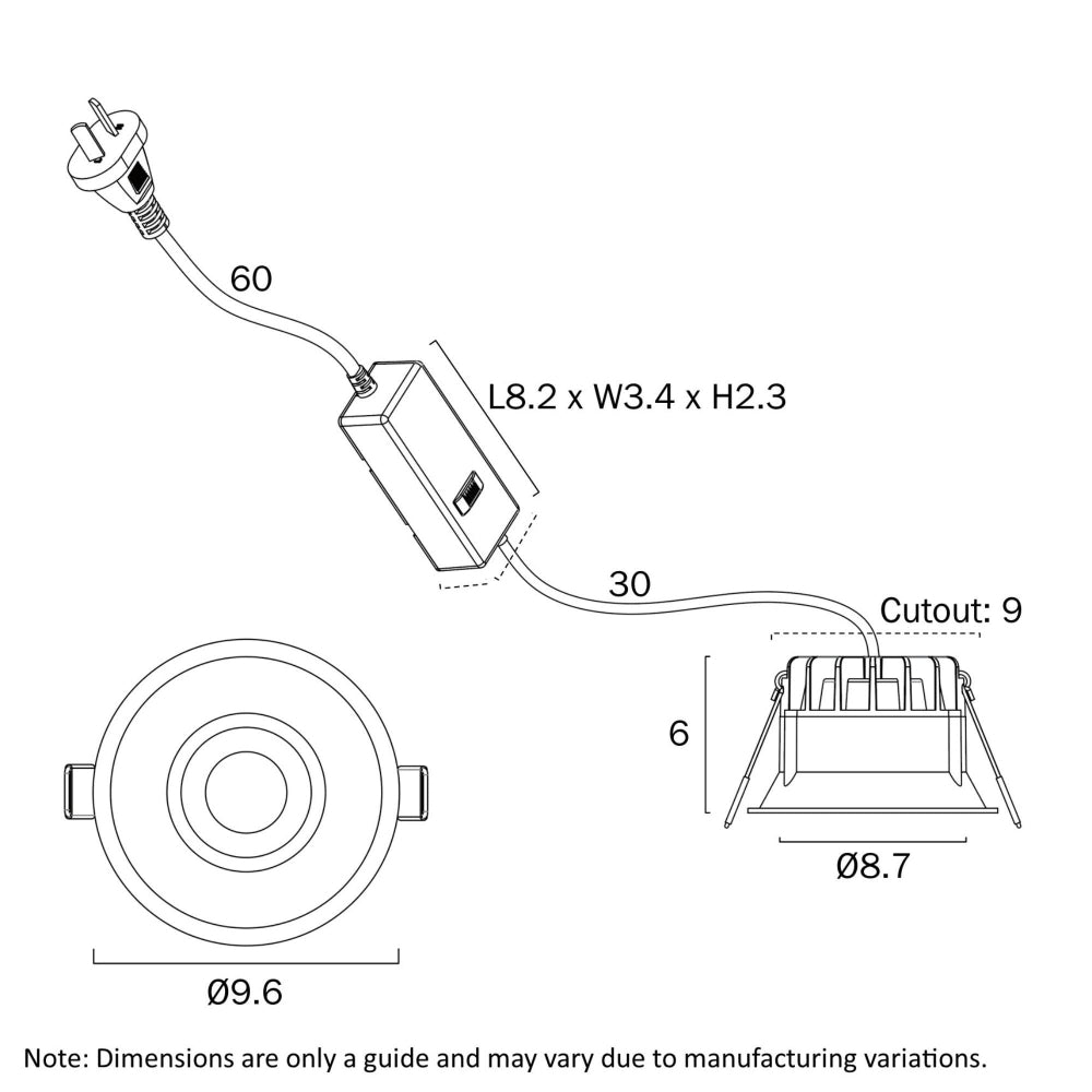 Telbix ECONE 96 - 10W LED Downlight-Telbix-Ozlighting.com.au