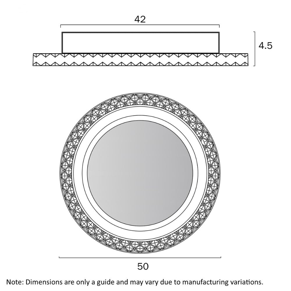 Telbix ELIE Oyster - LED Ceiling Light-Telbix-Ozlighting.com.au