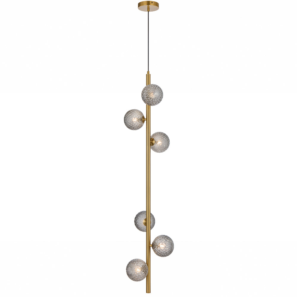 Telbix ELSON Pendant - 6-Light Glass-Telbix-Ozlighting.com.au