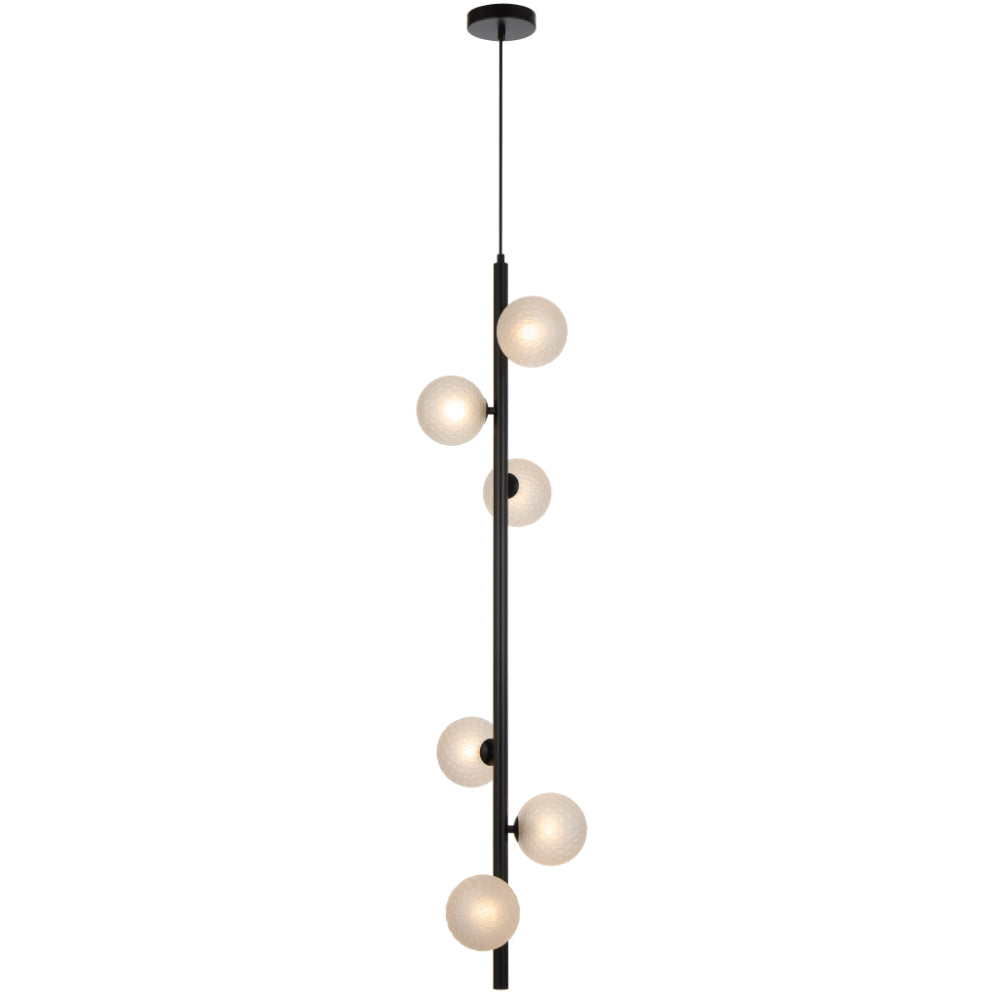Telbix ELSON Pendant - 6-Light Glass-Telbix-Ozlighting.com.au