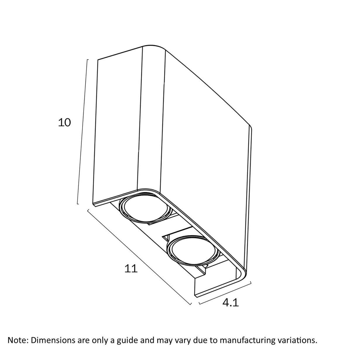 Telbix EYVOR Wall Light Colour Selectable Outdoor-Telbix-Ozlighting.com.au