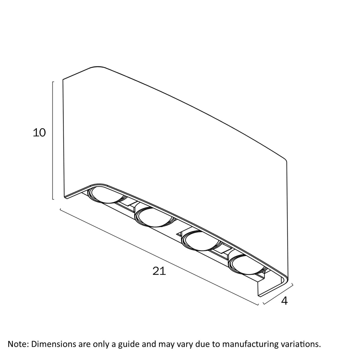 Telbix EYVOR Wall Light Colour Selectable Outdoor-Telbix-Ozlighting.com.au