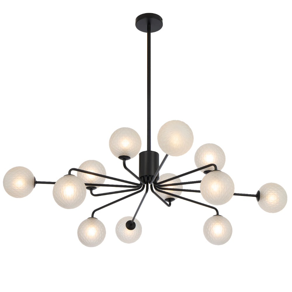 Telbix FELTON Pendant - 12-Light Glass-Telbix-Ozlighting.com.au