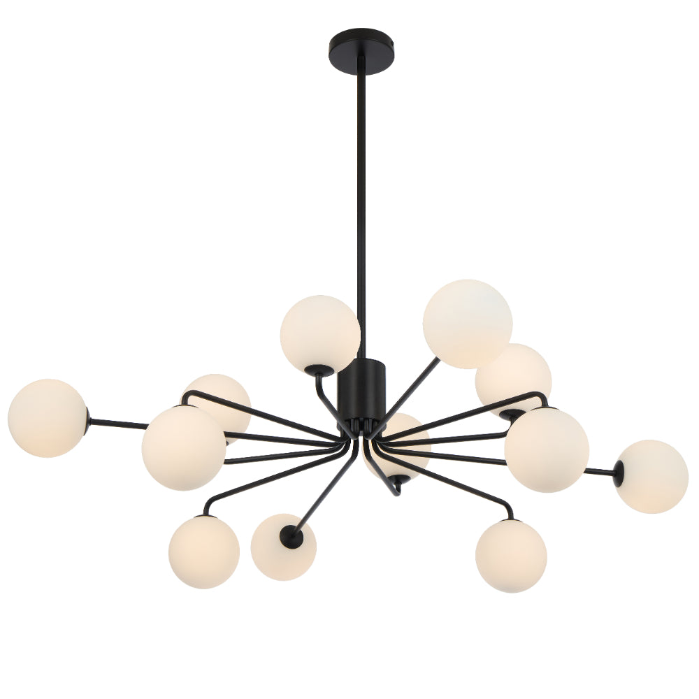 Telbix FELTON Pendant - 12-Light Glass-Telbix-Ozlighting.com.au