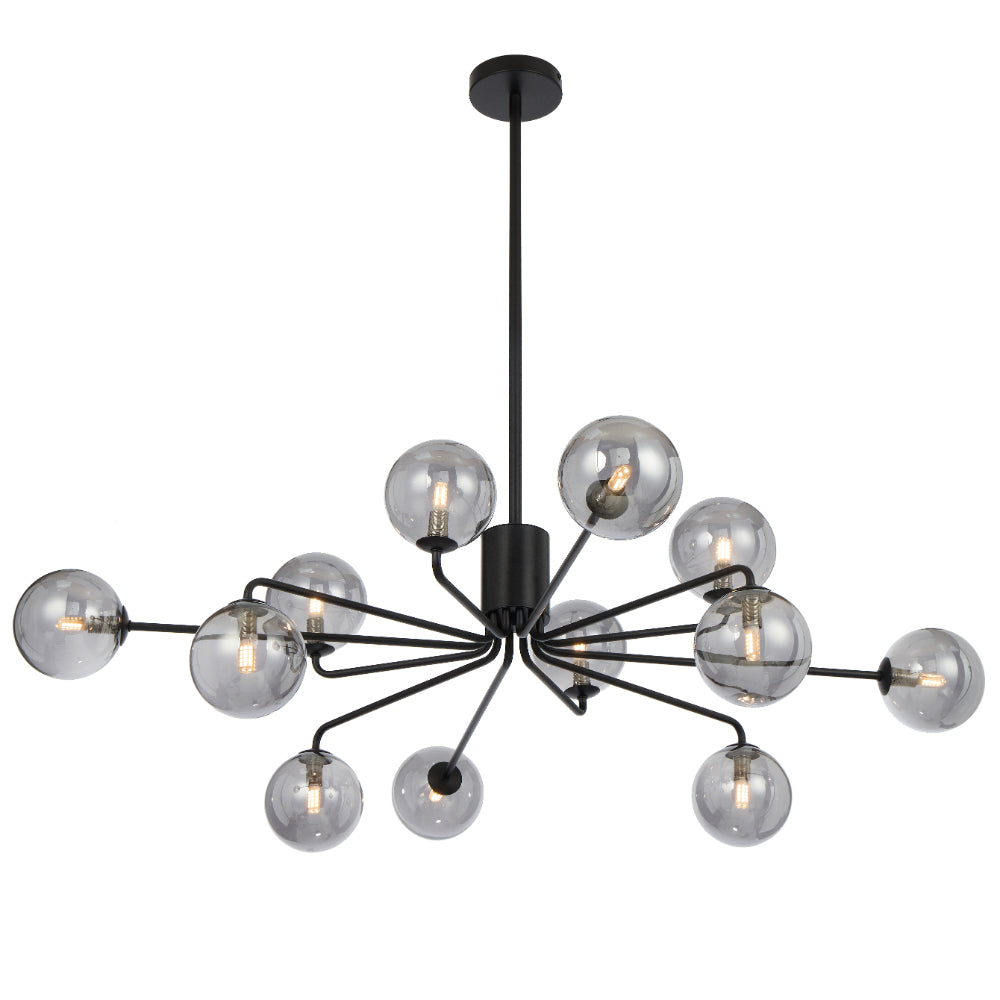 Telbix FELTON Pendant - 12-Light Glass-Telbix-Ozlighting.com.au