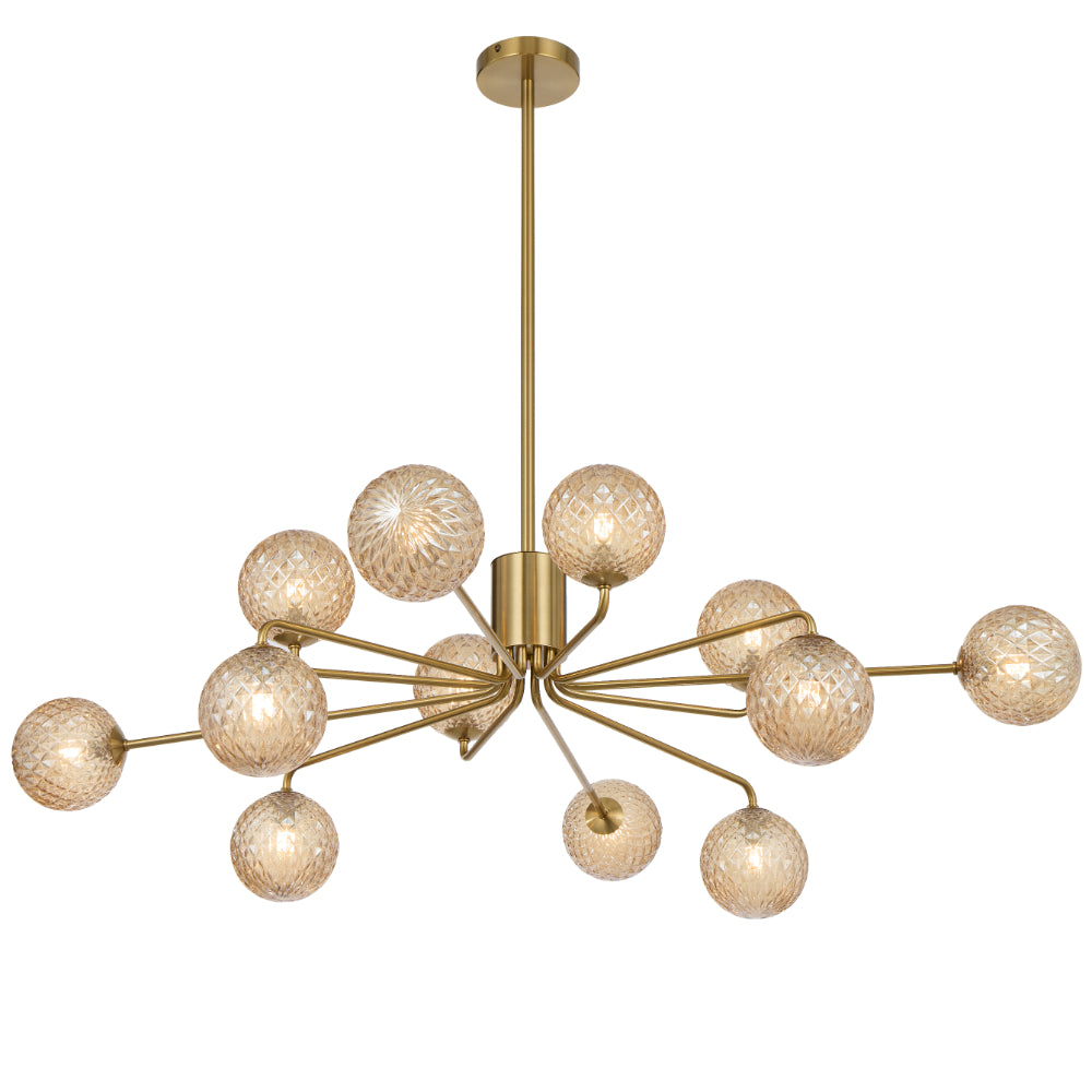 Telbix FELTON Pendant - 12-Light Glass-Telbix-Ozlighting.com.au