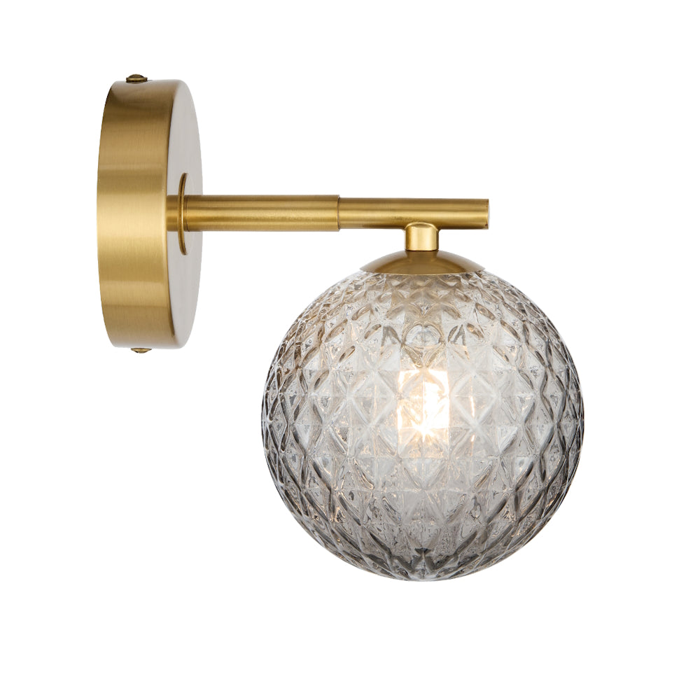 Telbix FELTON Wall Light - 1-Light Glass-Telbix-Ozlighting.com.au