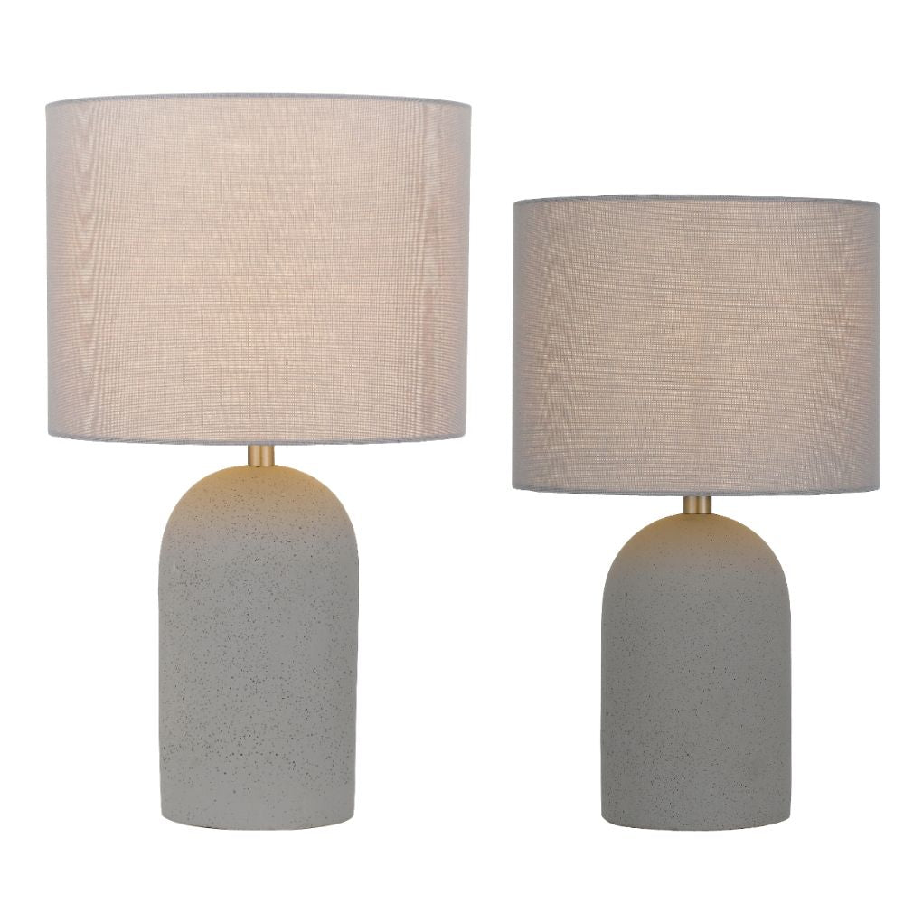 Telbix FEVIK - Small Terrazzo/Concrete Table Lamp-Telbix-Ozlighting.com.au