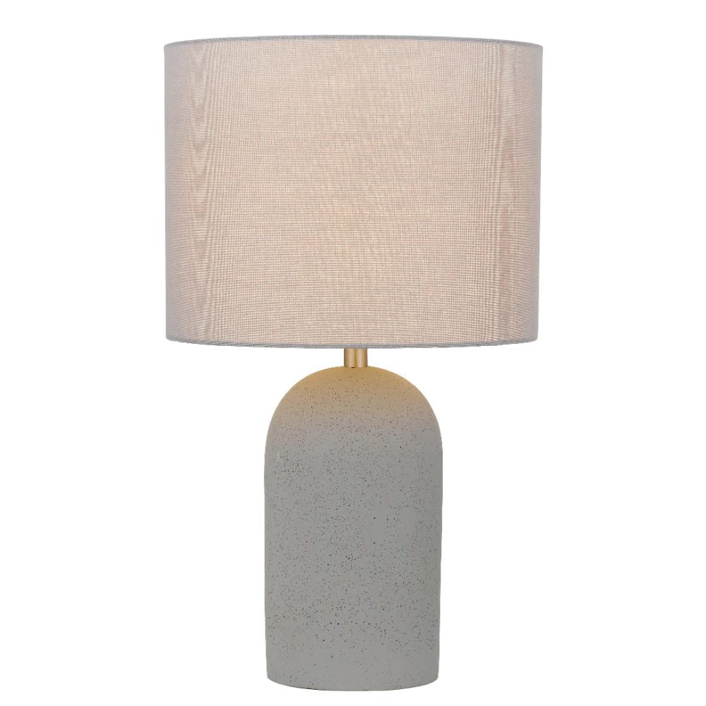 Telbix FEVIK Table Lamp - Medium Terrazzo/Concrete-Telbix-Ozlighting.com.au