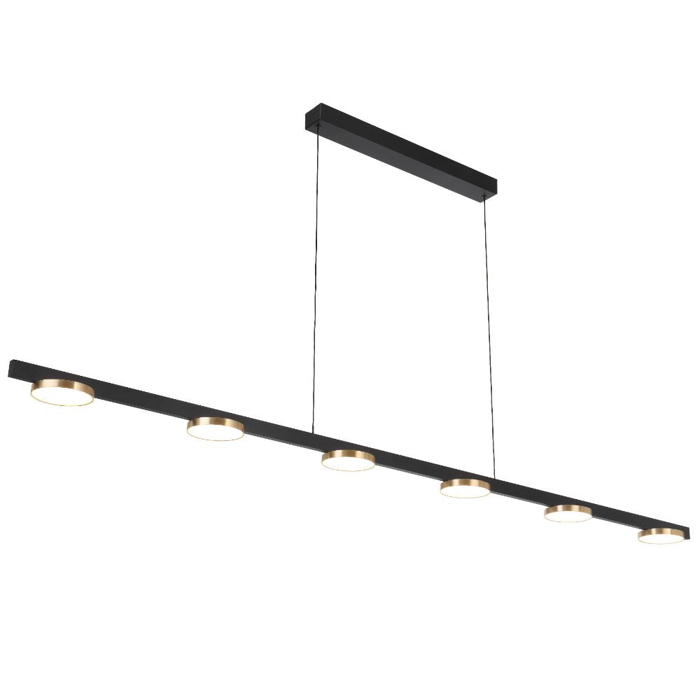 Telbix FORDO - 6 Light Linear Pendant-Telbix-Ozlighting.com.au