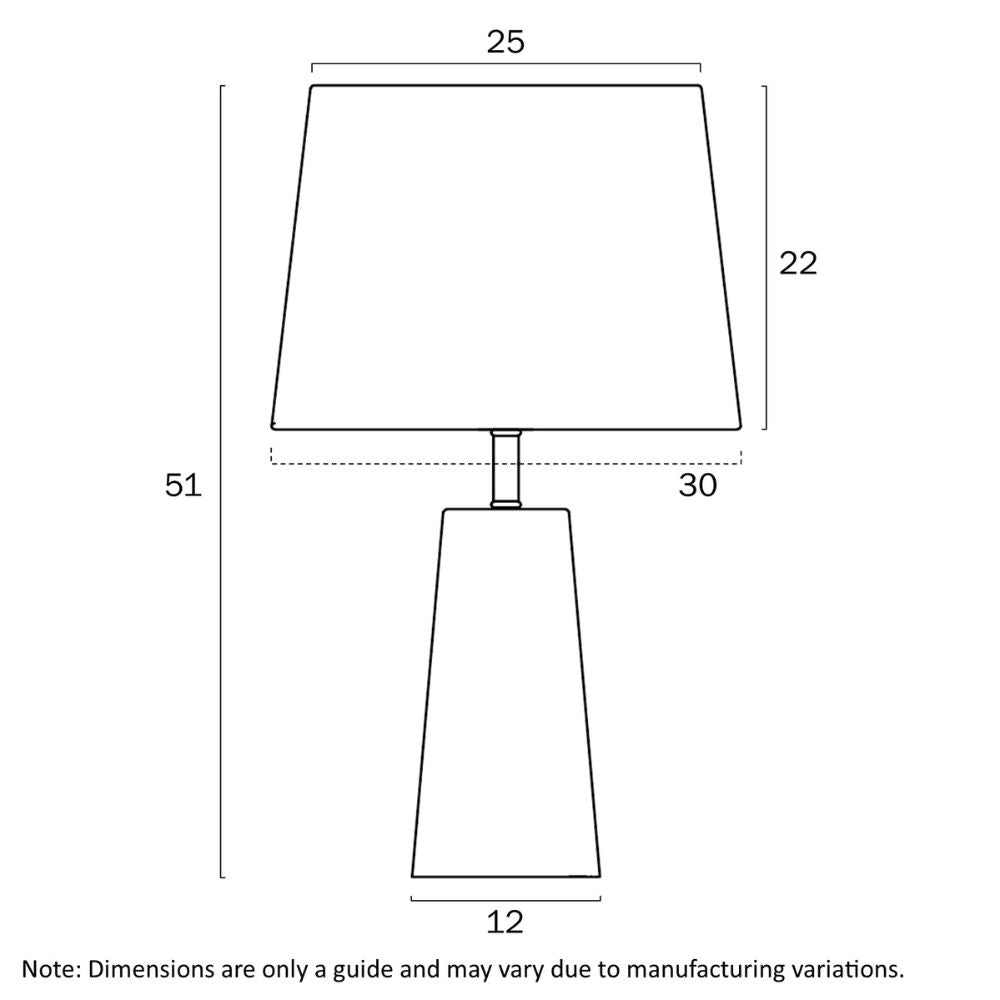 Telbix FUSELL Table Lamp - 25W-Telbix-Ozlighting.com.au